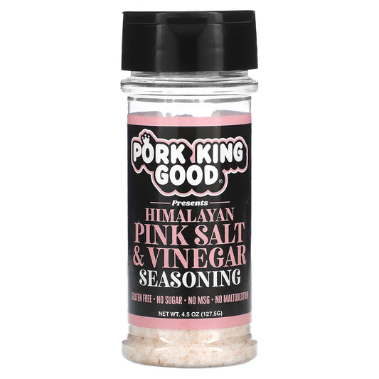 Pork King Good, Himalayan Pink Salt & Vinegar Seasoning , 4.5 oz (127.5 g) - Image 1