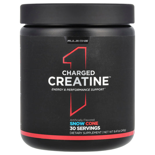 Rule One Proteins, Charged Creatine, Snow Cone, 8.47 oz (240 g) - Image 1