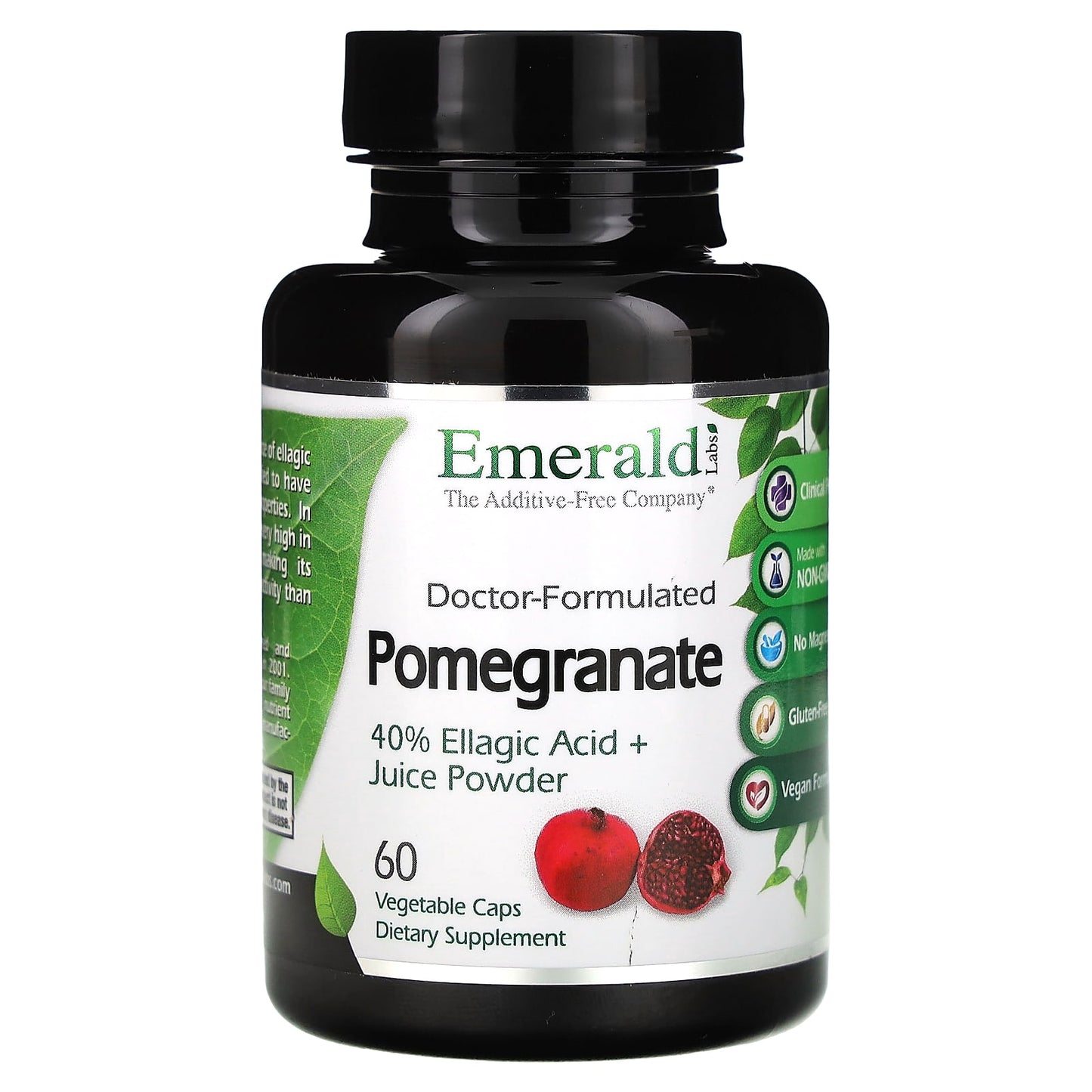 Pomegranate 725mg with 40% Ellagic Acid - Non-GMO & Vegan Formula - Image 1
