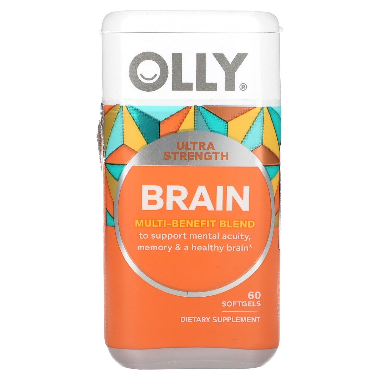 OLLY, Brain, Ultra Strength, 60 Softgels - Image 1