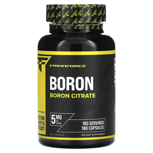 Primaforce, Boron, 5 mg , 180 Capsules - Image 1