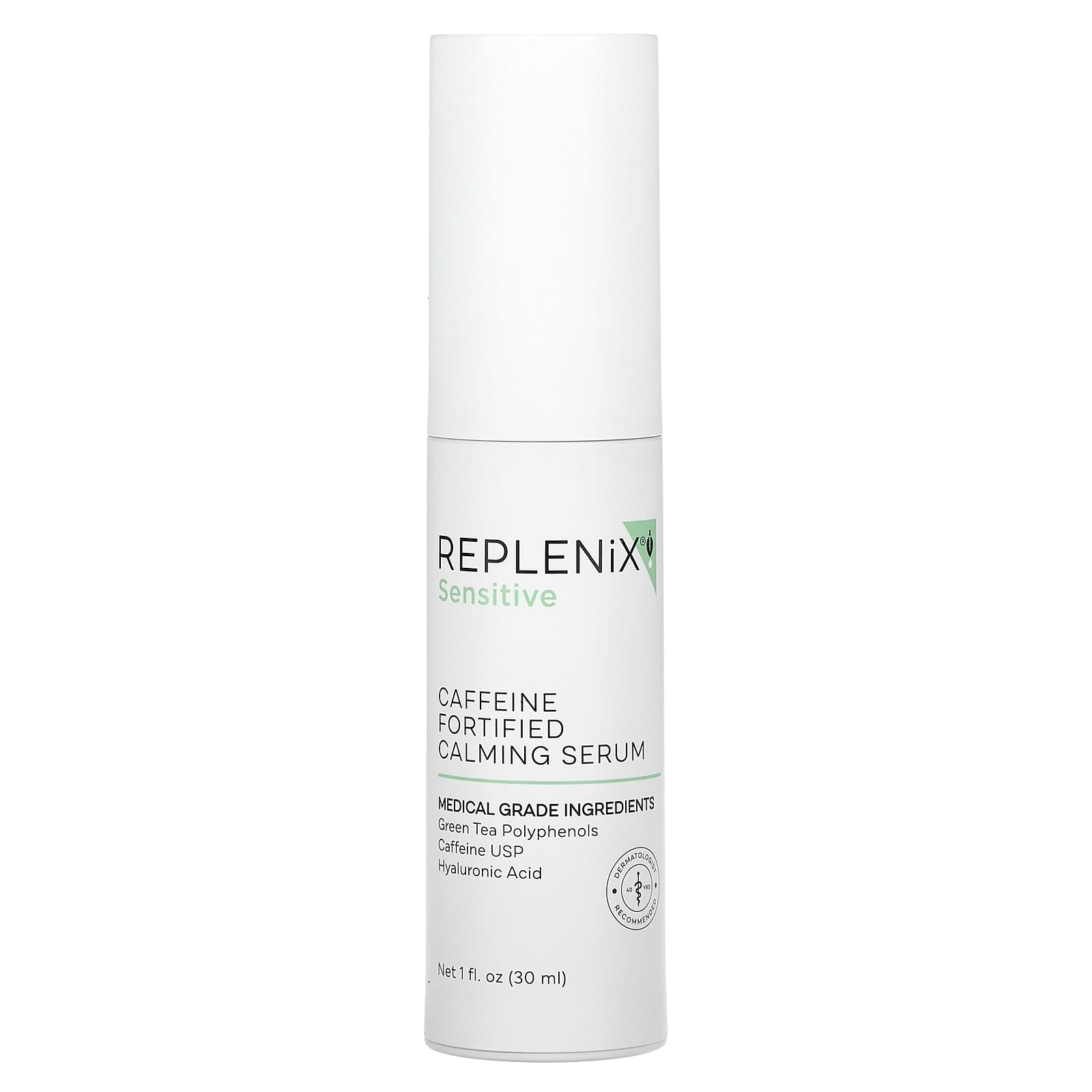 Replenix, Sensitive, Caffeine Fortified Calming Serum, Fragrance Free , 1 fl oz (30 ml) - Image 1