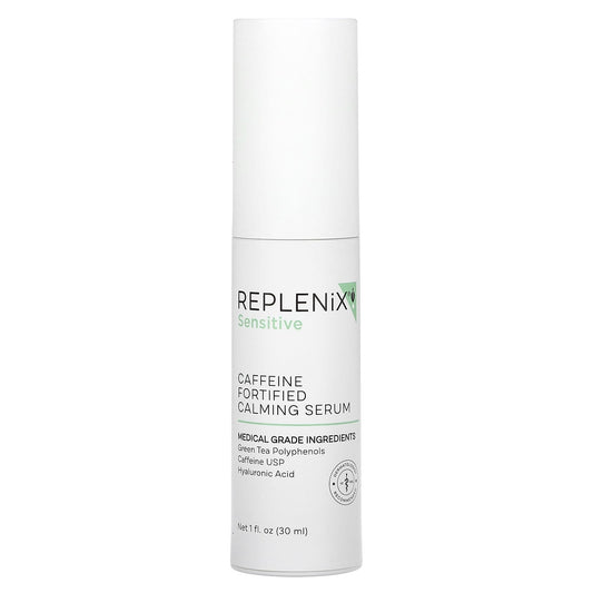Replenix, Sensitive, Caffeine Fortified Calming Serum, Fragrance Free , 1 fl oz (30 ml) - Image 1
