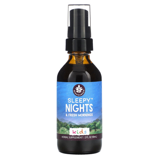 WishGarden Herbs, Kids, Sleepy Nights & Fresh Mornings, 2 fl oz (59 ml) - Image 1