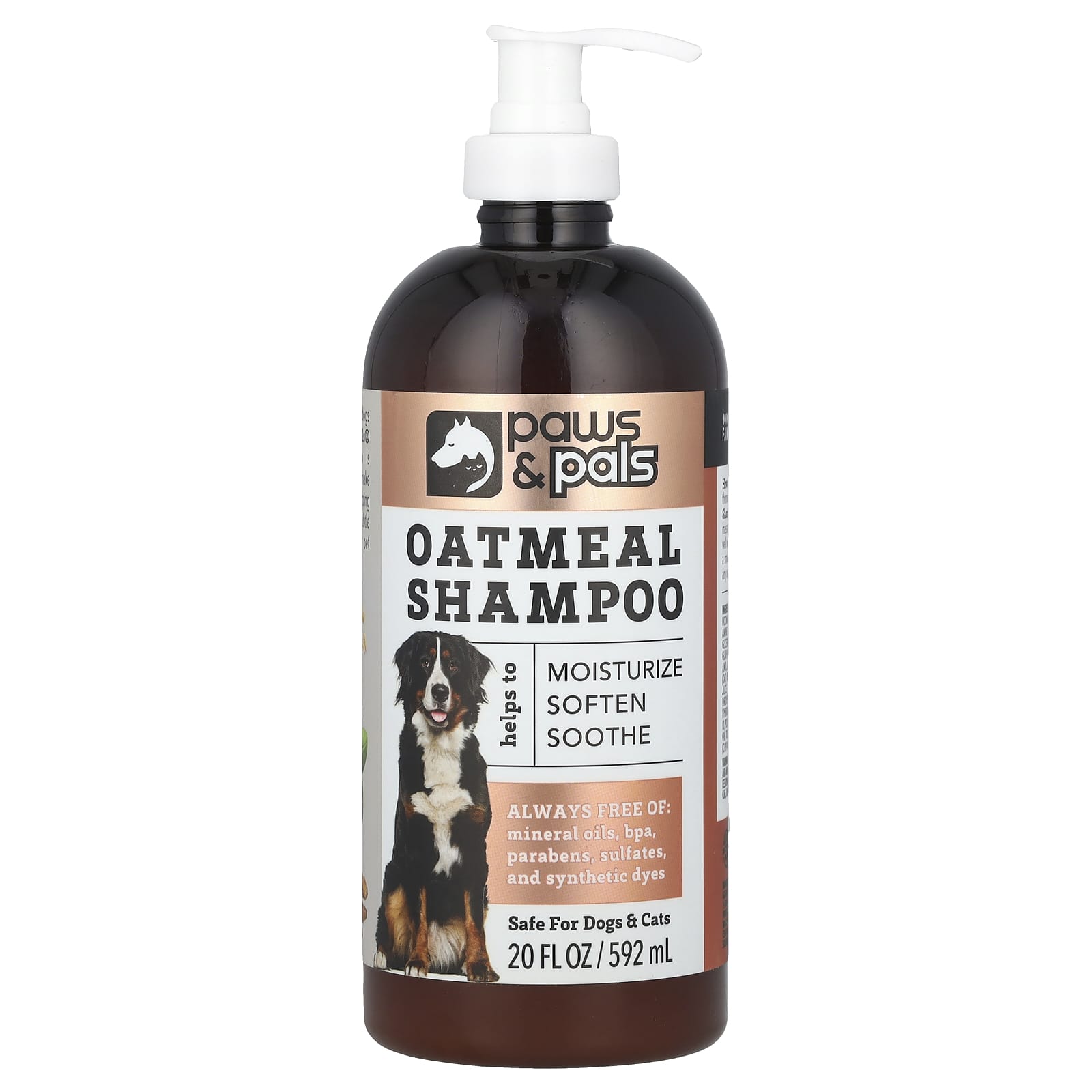 Paws & Pals, Oatmeal Shampoo, 20 fl oz (592 ml) - Image 1
