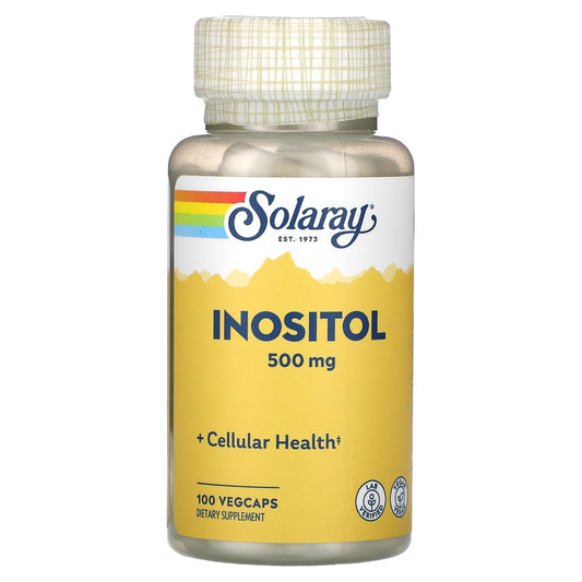 Solaray, Inostitol, 500 mg, 100 VegCaps - Image 1