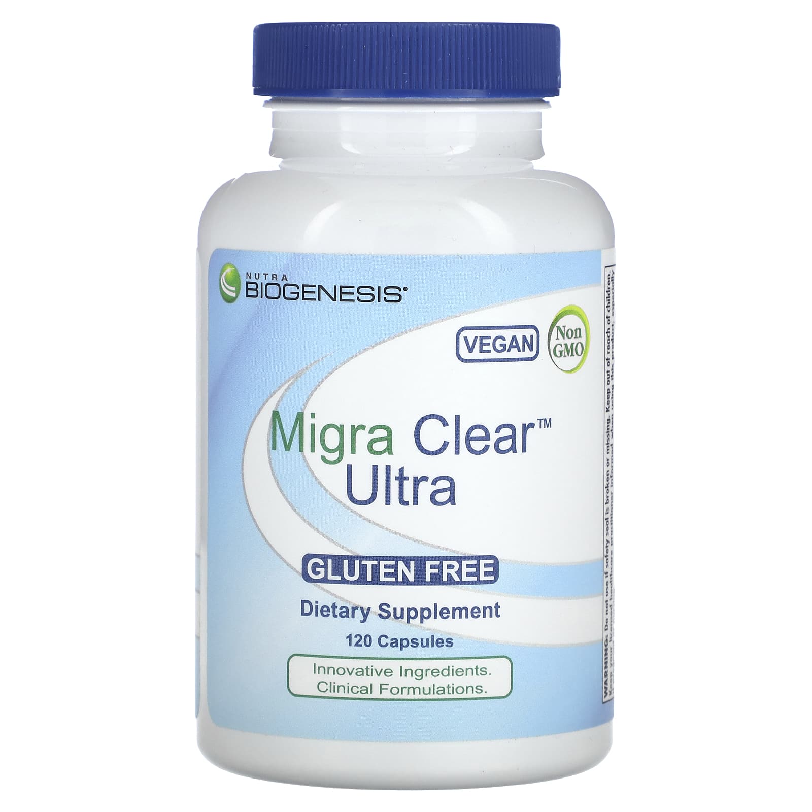 Nutra BioGenesis, Migra Clear Ultra, 120 Capsules - Image 1