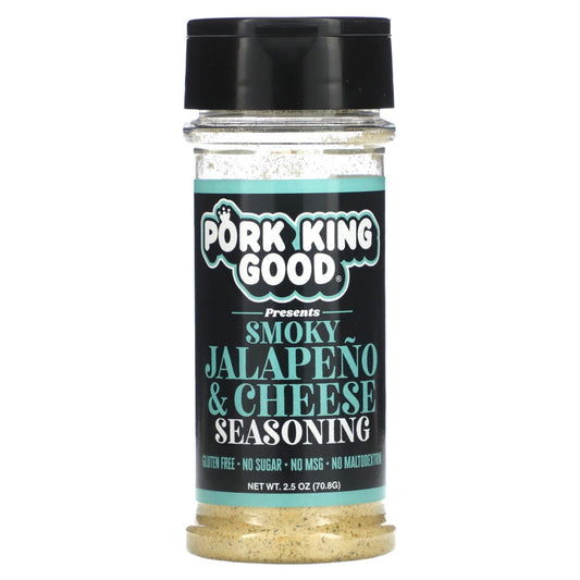 Pork King Good, Smoky Jalapeno & Cheese Seasoning, 2.5 oz (70.8 g) - Image 1