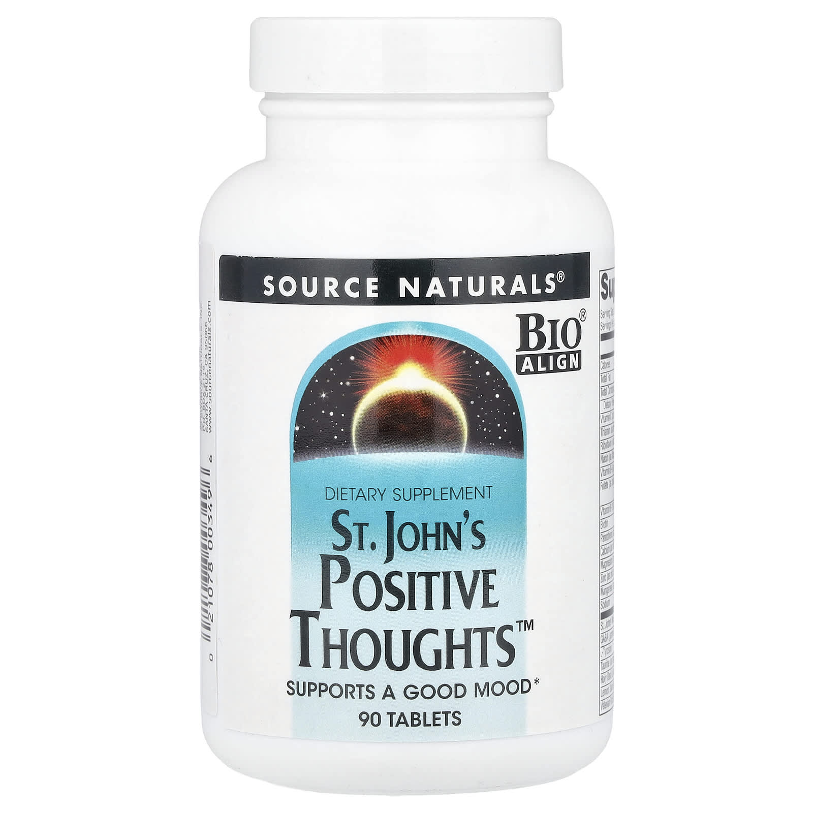 Source Naturals, St. John's Positive Thoughts™, 90 Tablets - Image 1