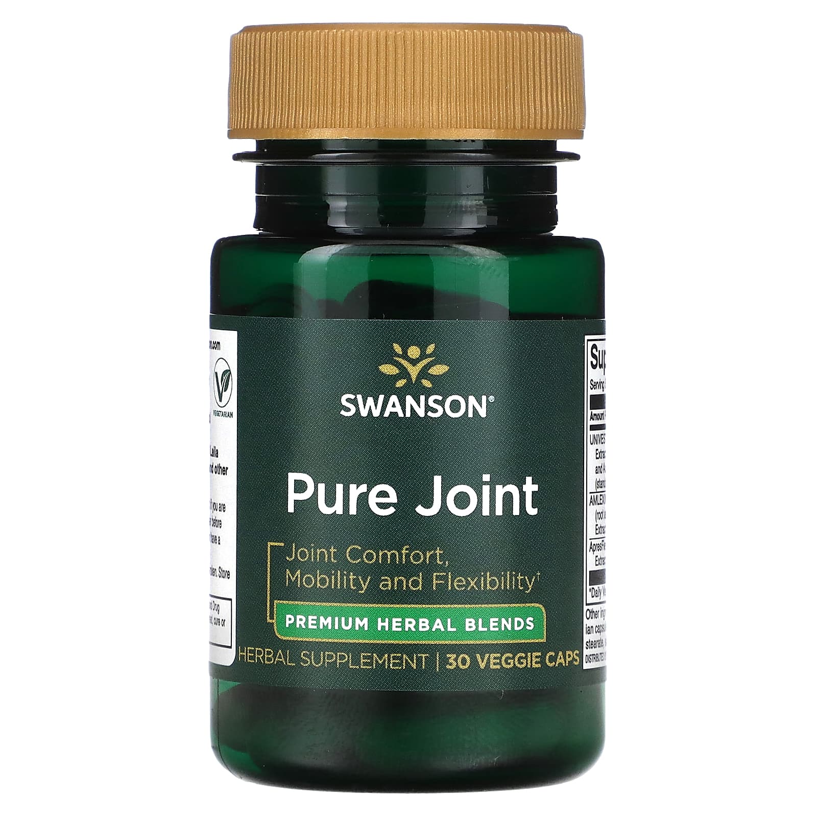 Swanson, Pure Joint , 30 Veggie Caps - Image 1