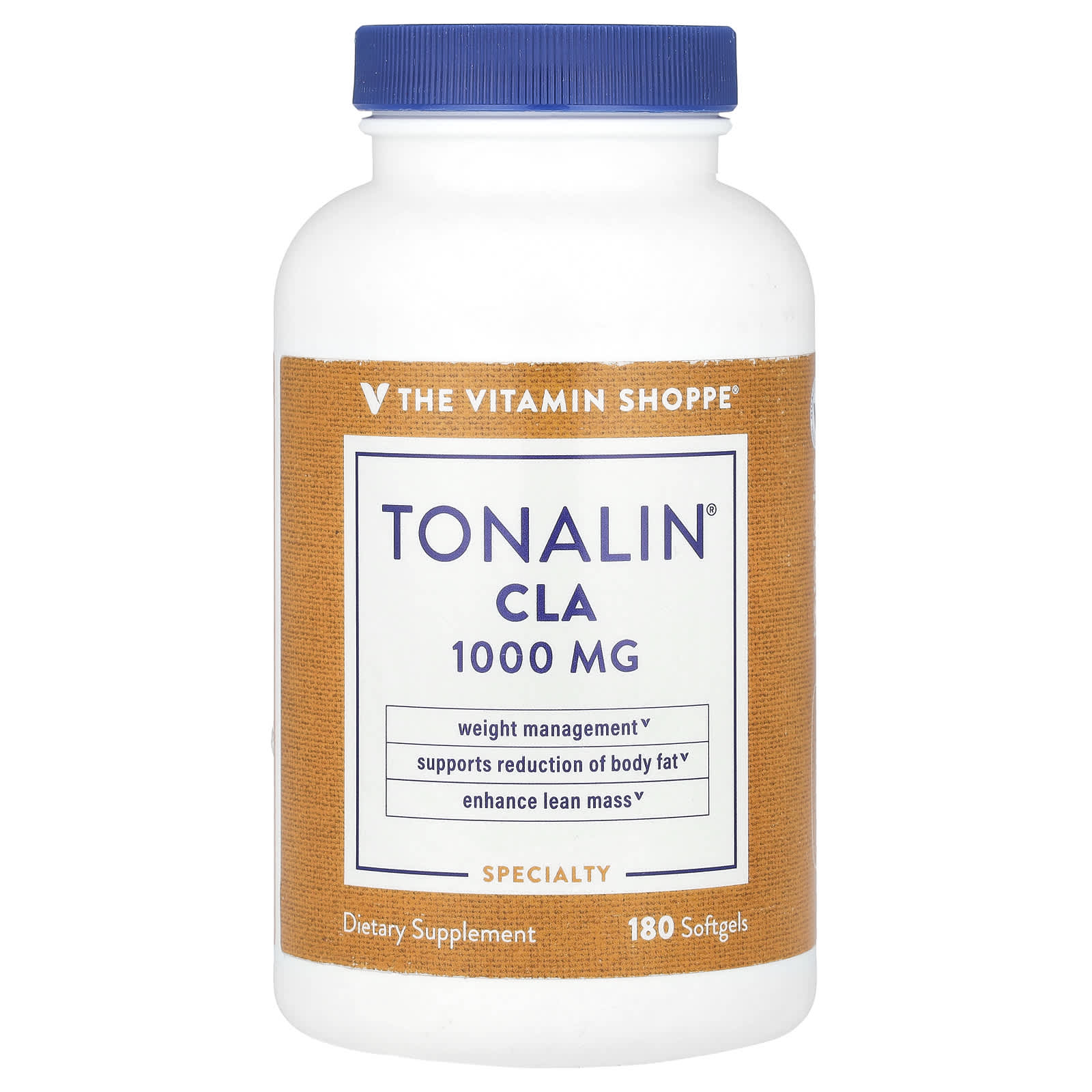 The Vitamin Shoppe, Tonalin® CLA, 1,000 mg, 180 Softgels - Image 1