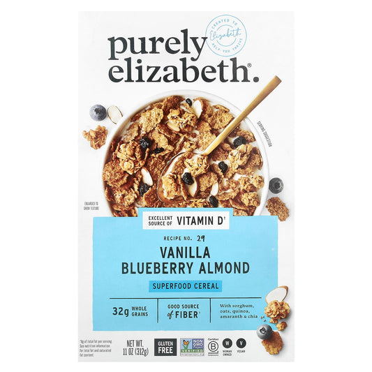 Purely Elizabeth, Superfood Cereal, Vanilla Blueberry Almond, 11 oz (312 g) - Image 1
