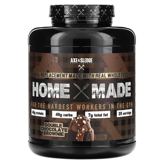 Axe & Sledge Home Made Meal Replacement Double Chocolate Brownie - 6.5 lbs - Image 1
