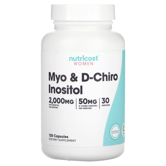 Nutricost, Women, Myo & D-Chiro Inositol, 120 Capsules - Image 1