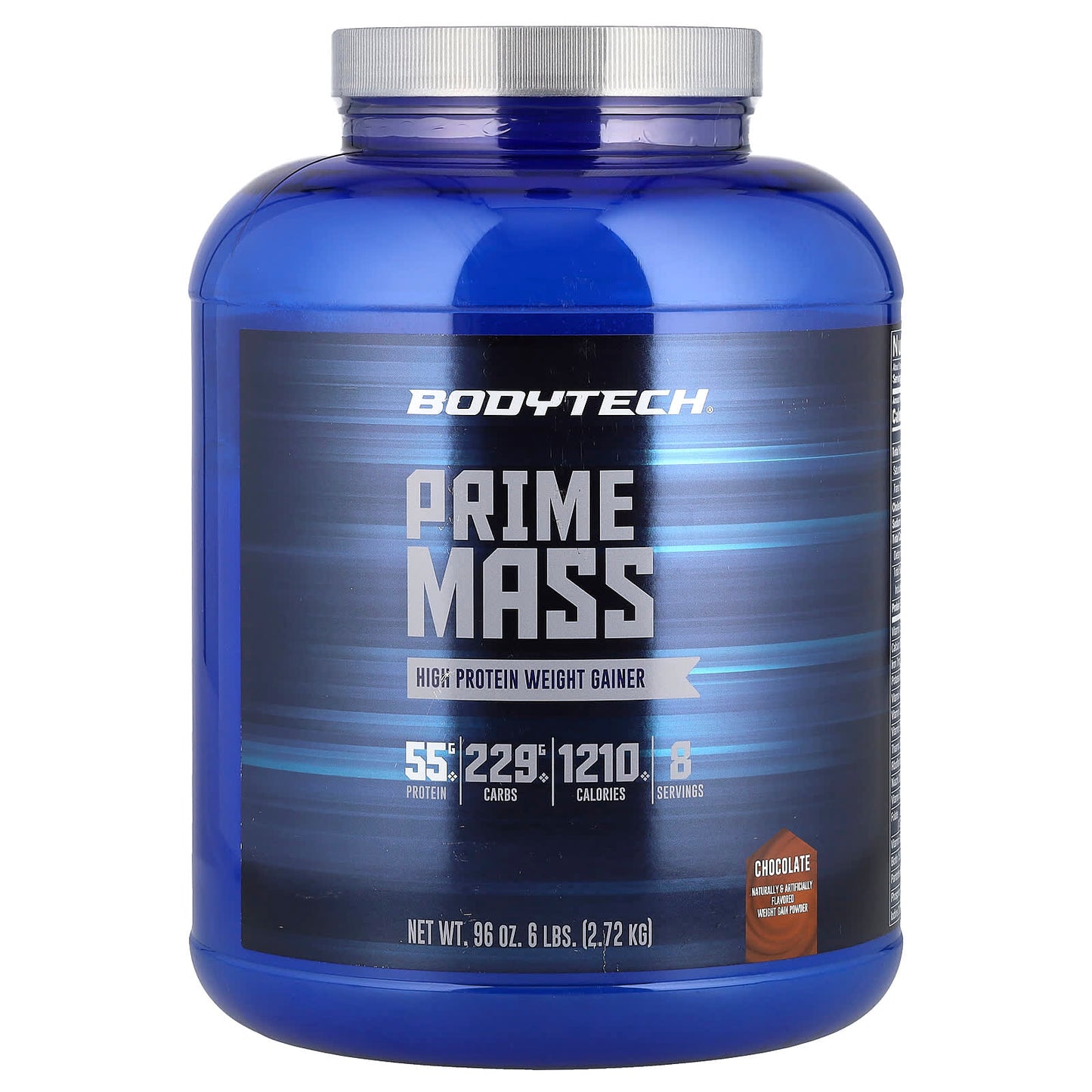 BodyTech Prime Mass Chocolate Weight Gainer, 6 lbs (2.72 kg) - Image 1