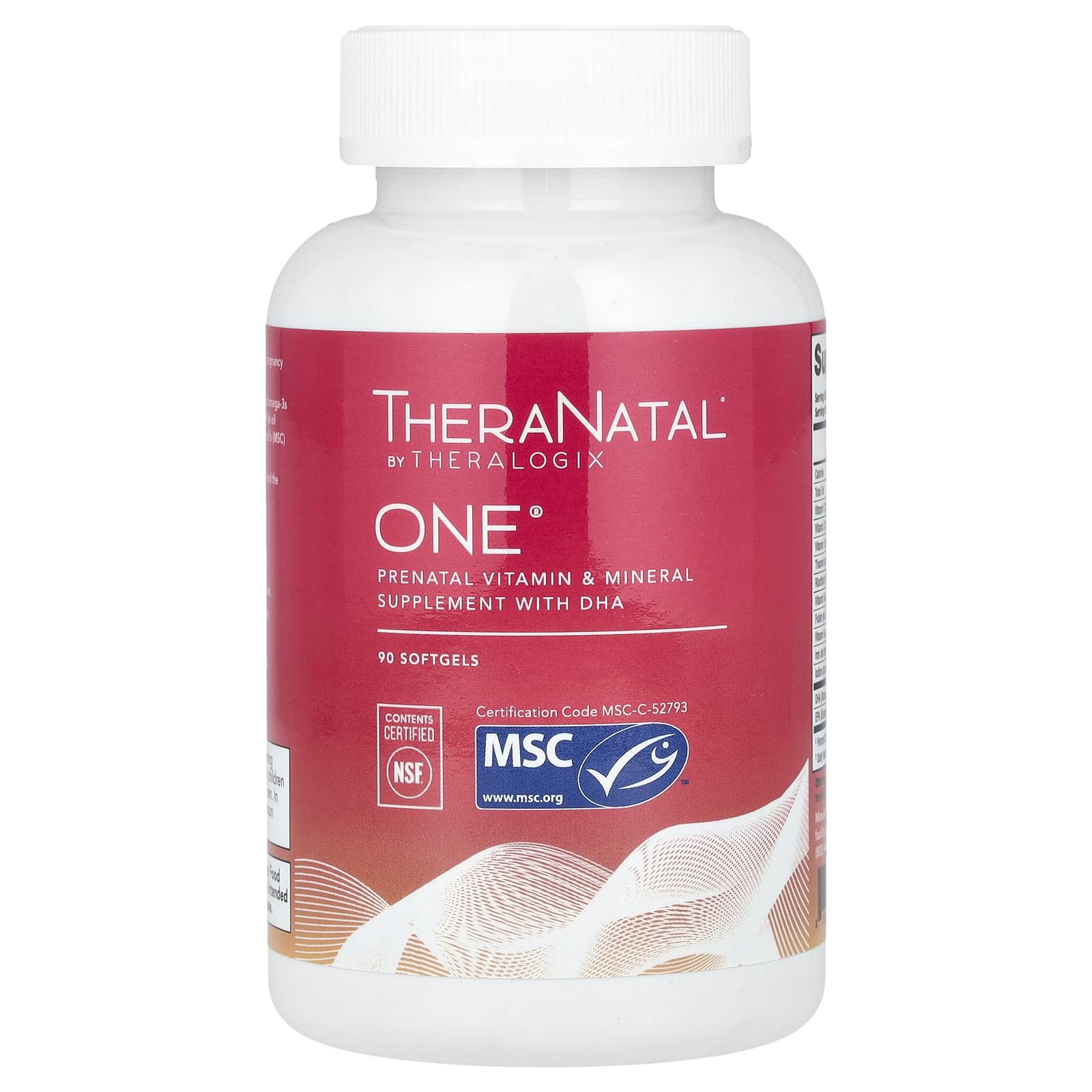 Theralogix, TheraNatal, One, 90 Softgels - Image 1