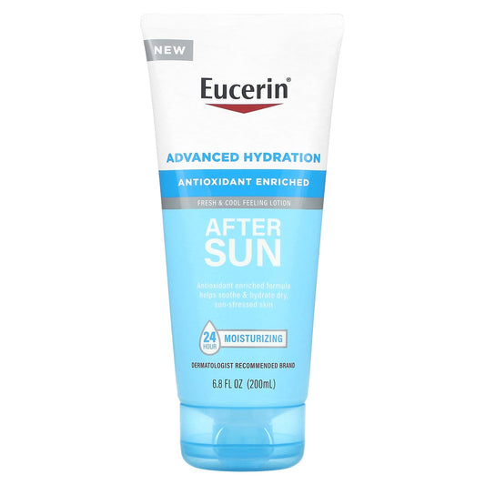 Eucerin Advanced Hydration After Sun Lotion for Sensitive Skin, 6.8 fl oz - Image 1