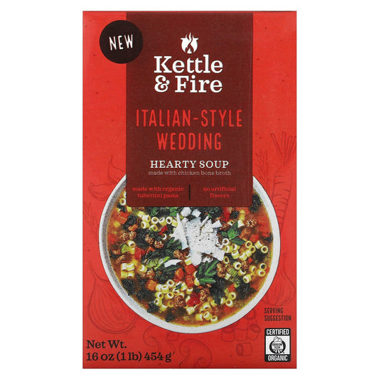 Kettle & Fire, Hearty Soup, Italian-Style Wedding, 16 oz (454 g) - Image 1