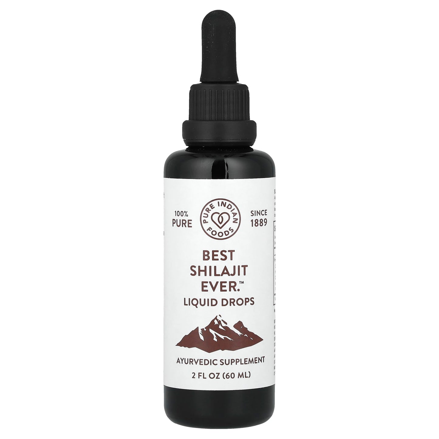 Pure Indian Foods, Best Shilajit Ever™, Liquid Drops, 2 fl oz (60 ml) - Image 1