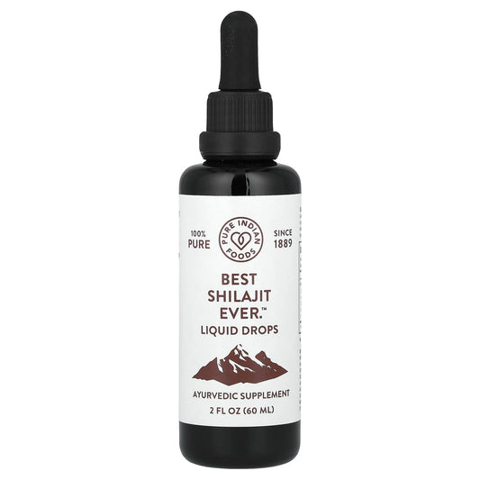 Pure Indian Foods, Best Shilajit Ever™, Liquid Drops, 2 fl oz (60 ml) - Image 1