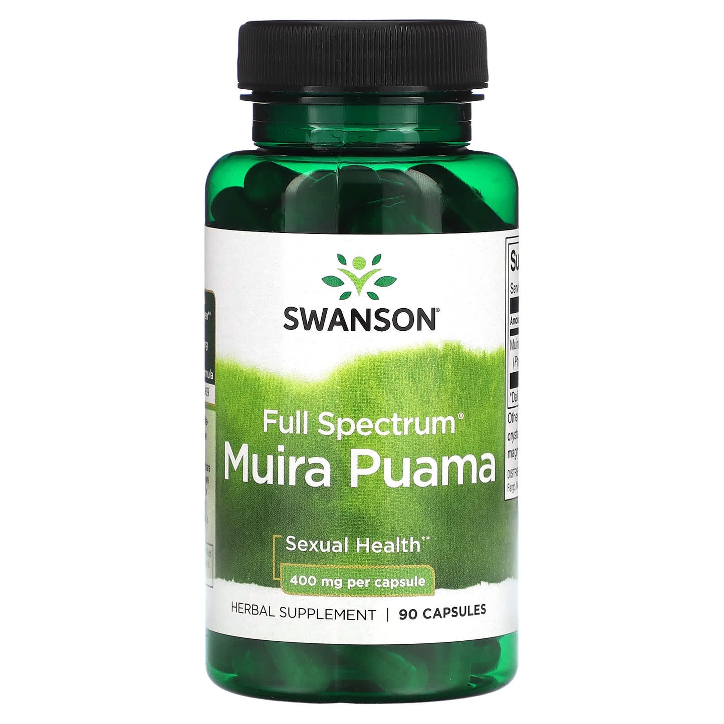 Swanson, Full Spectrum, Muira Puama, 400 mg, 90 Capsules - Image 1