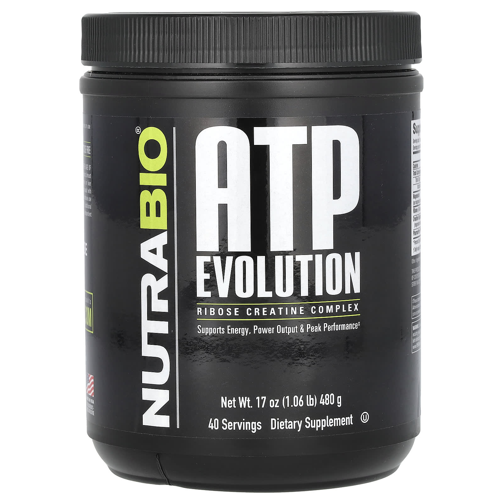 NutraBio, ATP Evolution, 17 oz (480 g) - Image 1