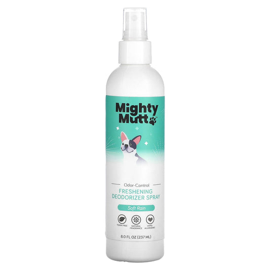 Mighty Mutt, Freshening Deodorizer Spray, For Dogs, Soft Rain, 8 fl oz (237 ml) - Image 1