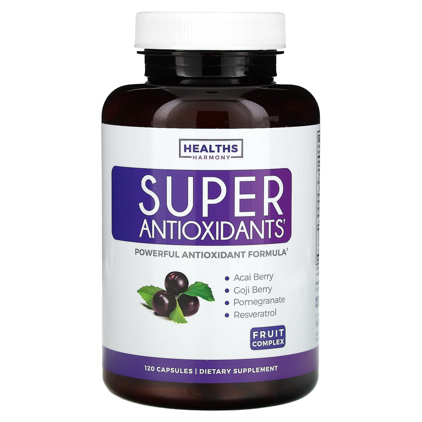 Super Antioxidants for Ultimate Health and Wellness - 120 Capsules - Image 1