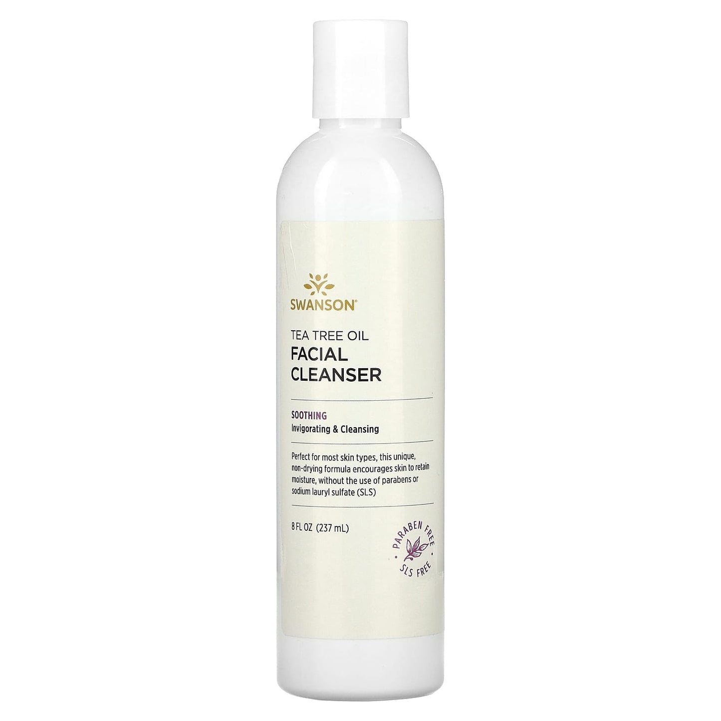 Swanson, Tea Tree Oil Facial Cleanser, 8 fl oz (237 ml) - Image 1