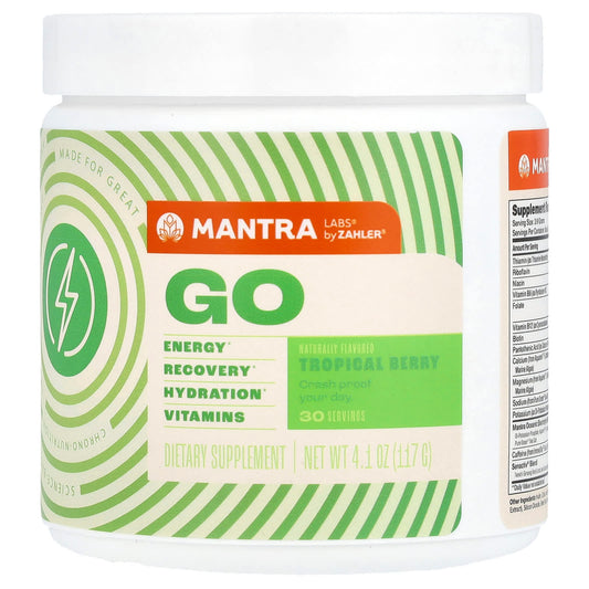 Zahler, Mantra Labs, Go, Tropical Berry, 4.1 oz (117 g) - Image 1