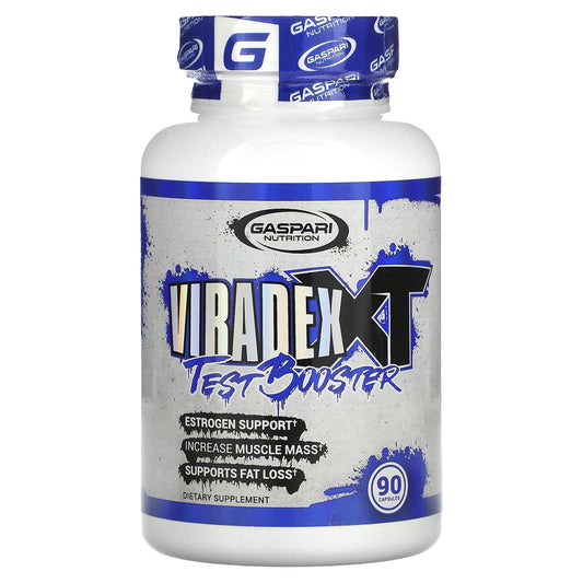 Boost Testosterone with Gaspari Nutrition's Viradex XT, 90 Capsules - Image 1