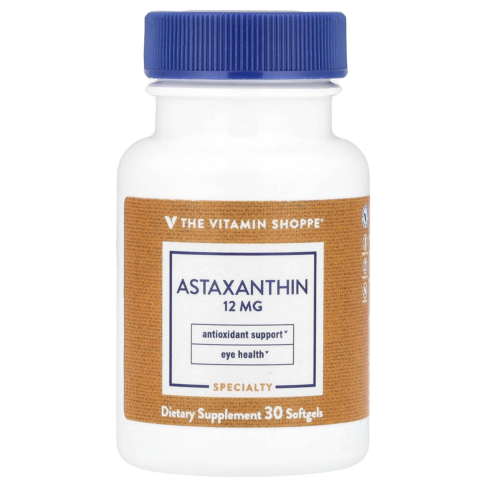 The Vitamin Shoppe, Astaxanthin, 12 mg, 30 Softgels - Image 1