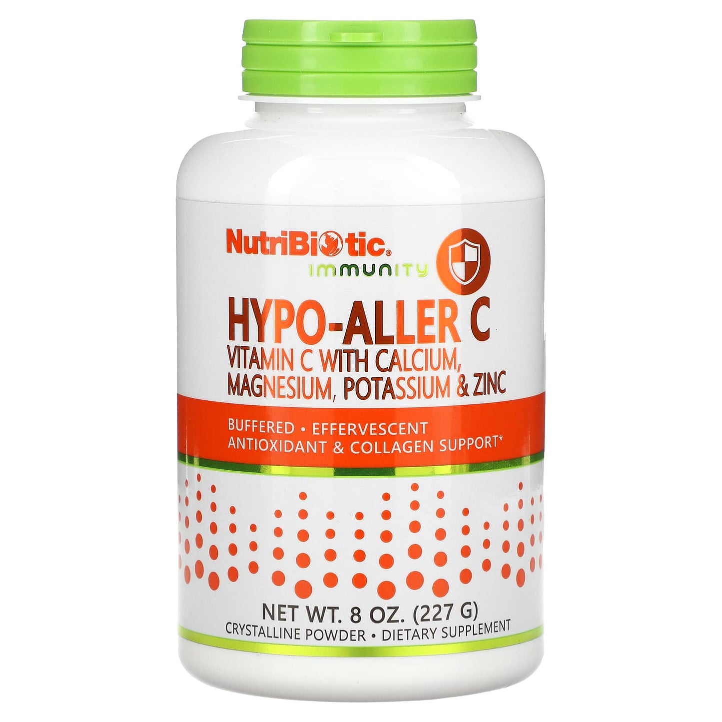 NutriBiotic, Immunity, Hypo-Aller C, Vitamin C with Calcium, Magnesium, Potassium & Zinc, 8 oz (227 g) - Image 1