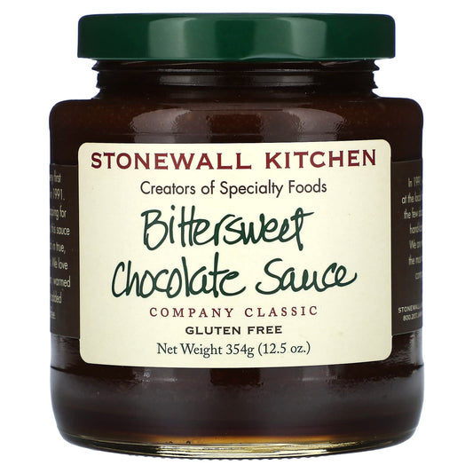 Stonewall Kitchen, Bittersweet Chocolate Sauce, 12.5 oz (354 g) - Image 1