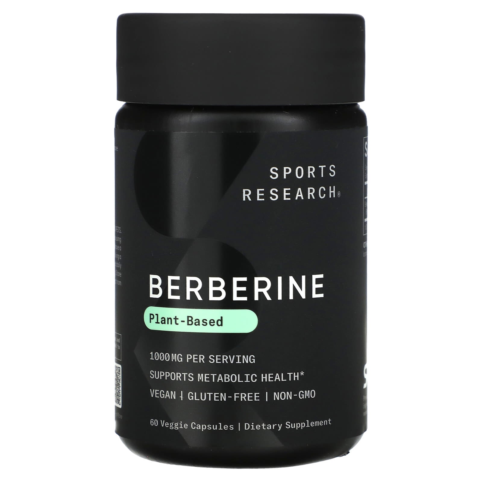 Sports Research, Berberine, 60 Veggie Capsules (500 mg per Capsule) - Image 1