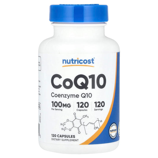 Nutricost, CoQ10, 100 mg, 120 Capsules - Image 1
