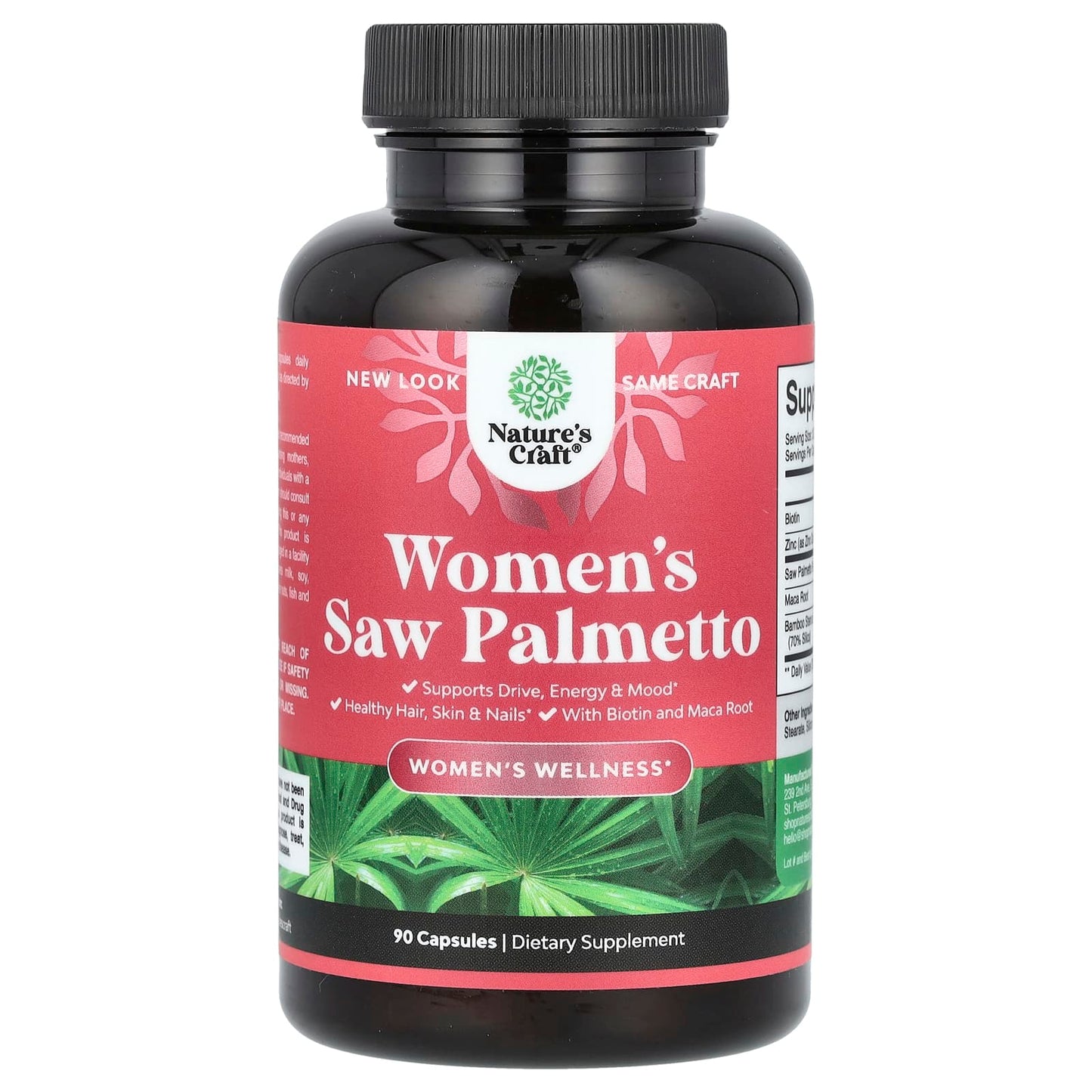 Nature's Craft, Women's Saw Palmetto, 90 Capsules - Image 1
