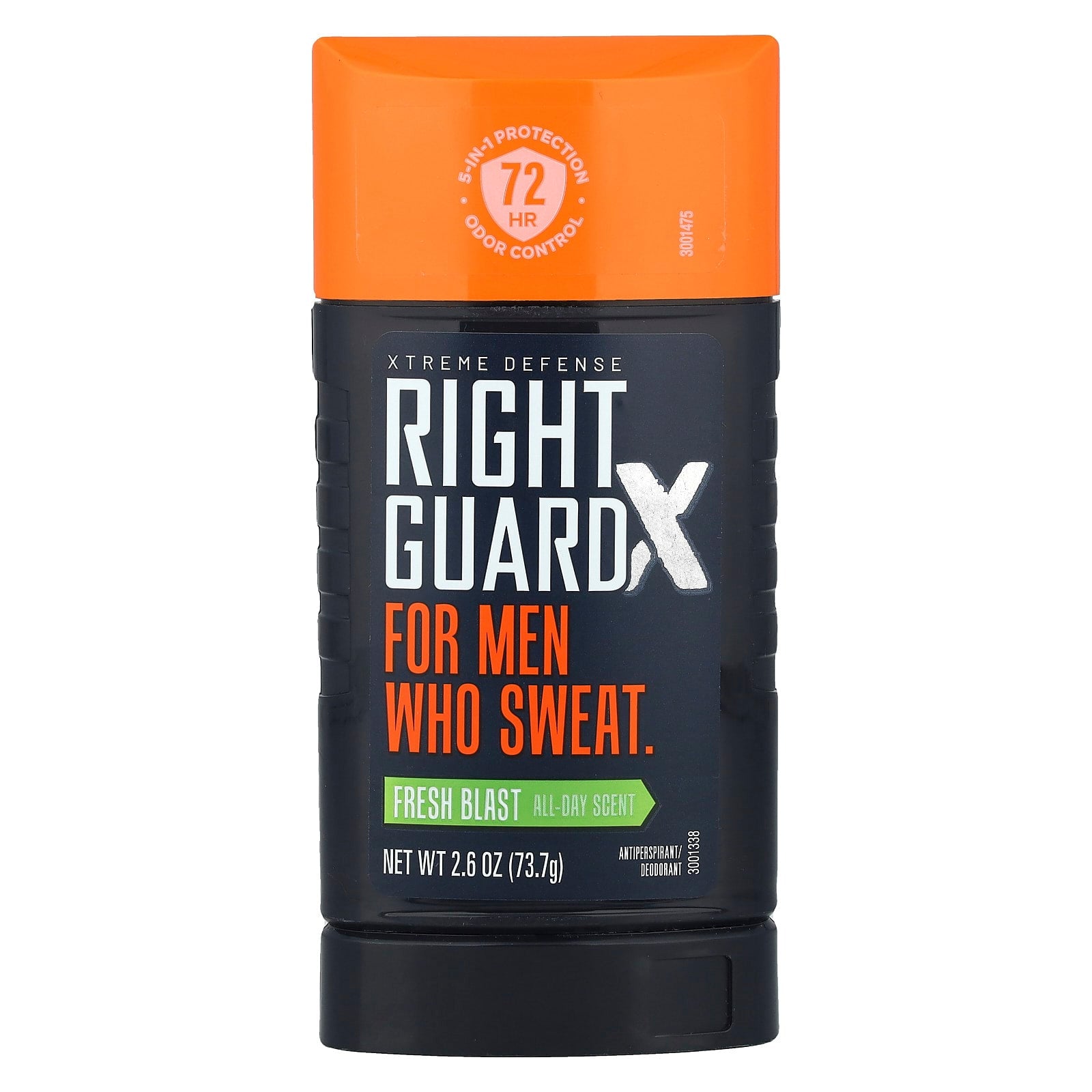 Right Guard, Xtreme Defense, Antiperspirant/Deodorant, Fresh Blast, 2.6 oz (73.7 g) - Image 1