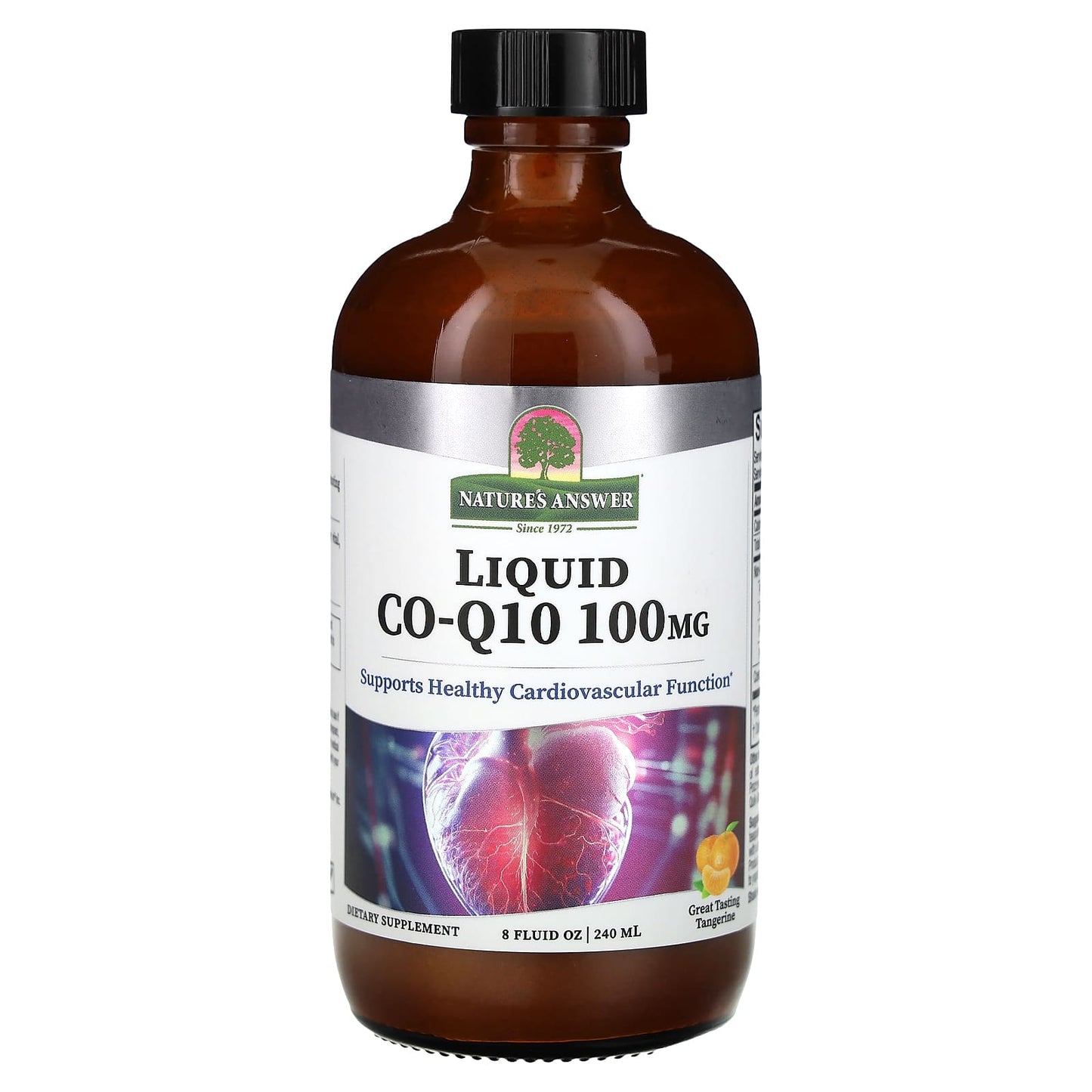 Nature's Answer, Liquid Co-Q10, Tangerine, 100 mg, 8 fl oz (240 ml) - Image 1