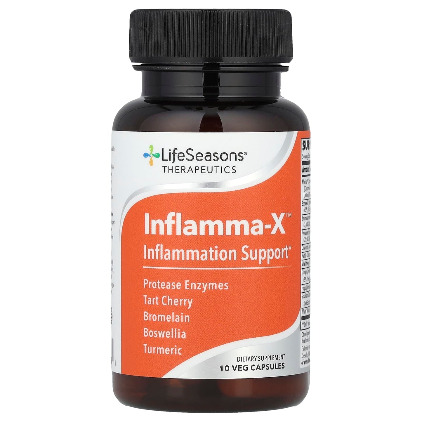 LifeSeasons, Therapeutics, Inflamma-X™, 10 Veg Capsules - Image 1