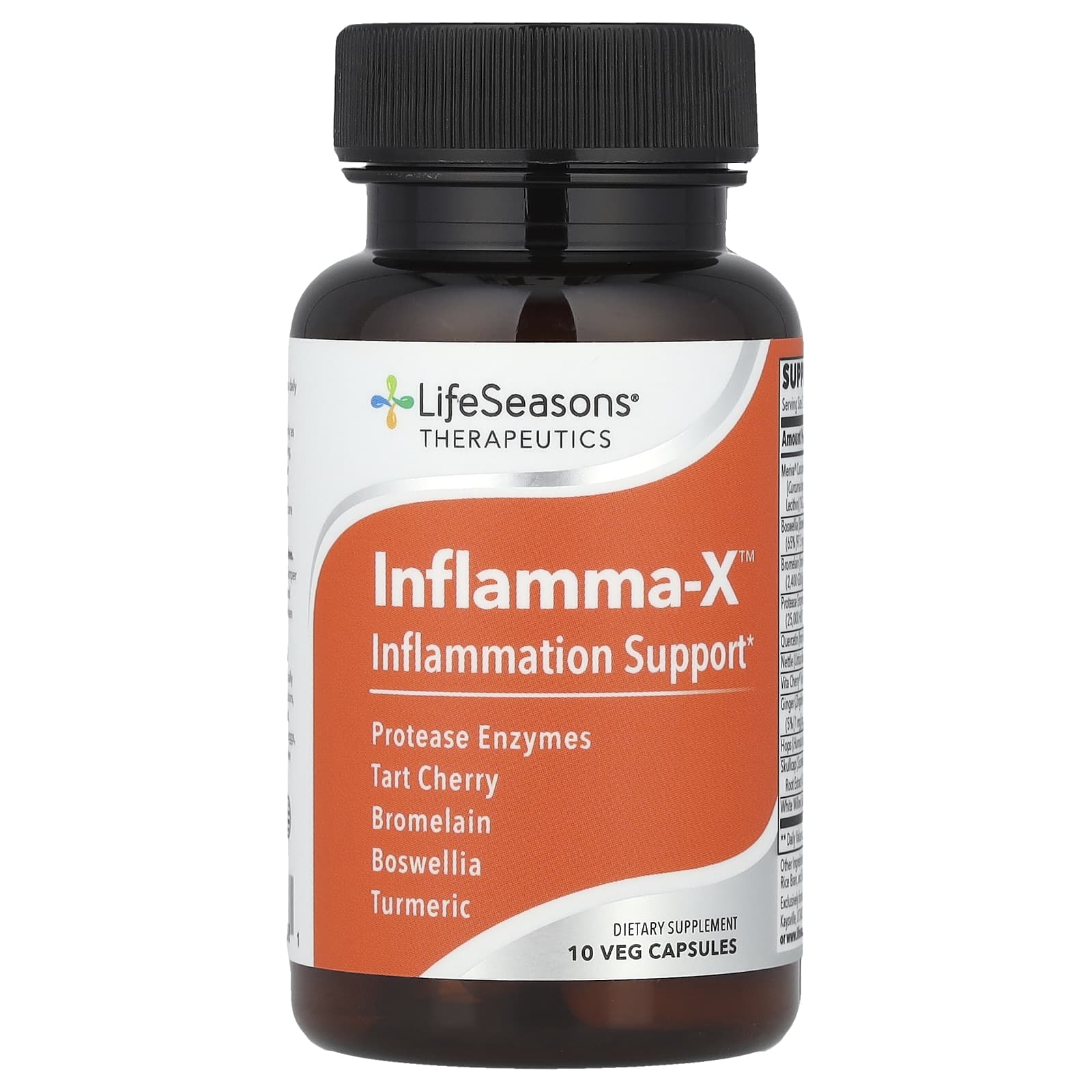 LifeSeasons, Therapeutics, Inflamma-X™, 10 Veg Capsules - Image 1