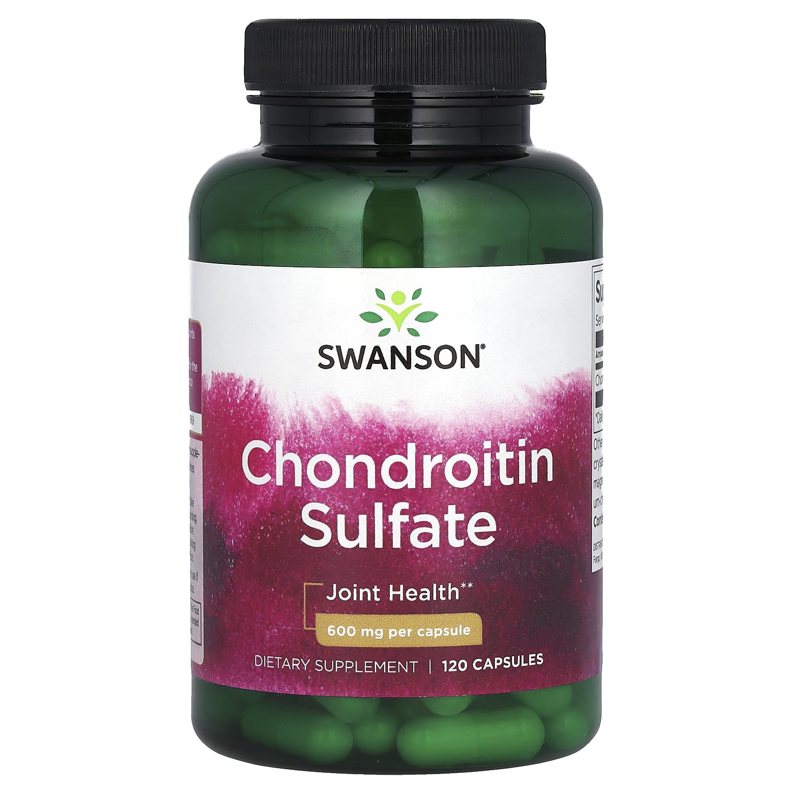 Swanson, Chondroitin Sulfate, 600 mg, 120 Capsules - Image 1