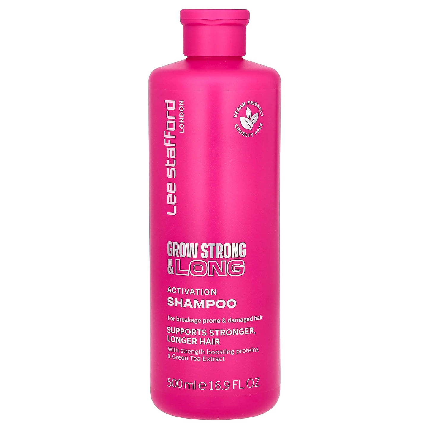 Lee Stafford, Grow Strong & Long, Activation Shampoo, For Breakage Prone & Damaged Hair, 16.9 fl oz (500 ml) - Image 1