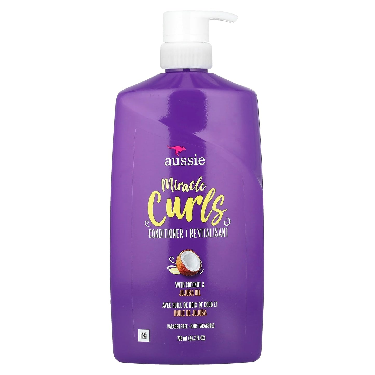 Aussie Coconut & Jojoba Oil Conditioner for Curly Hair 26.2 fl oz - Image 1