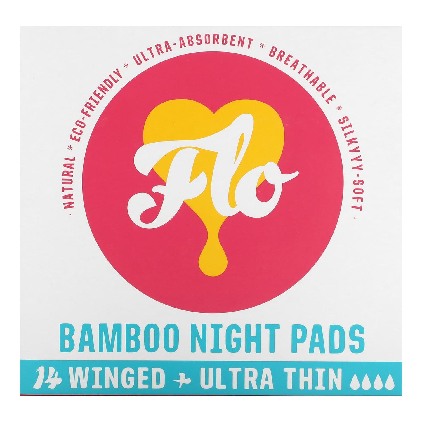 Bamboo Night Pads with Wings - Ultra Thin and Absorbent - Image 1