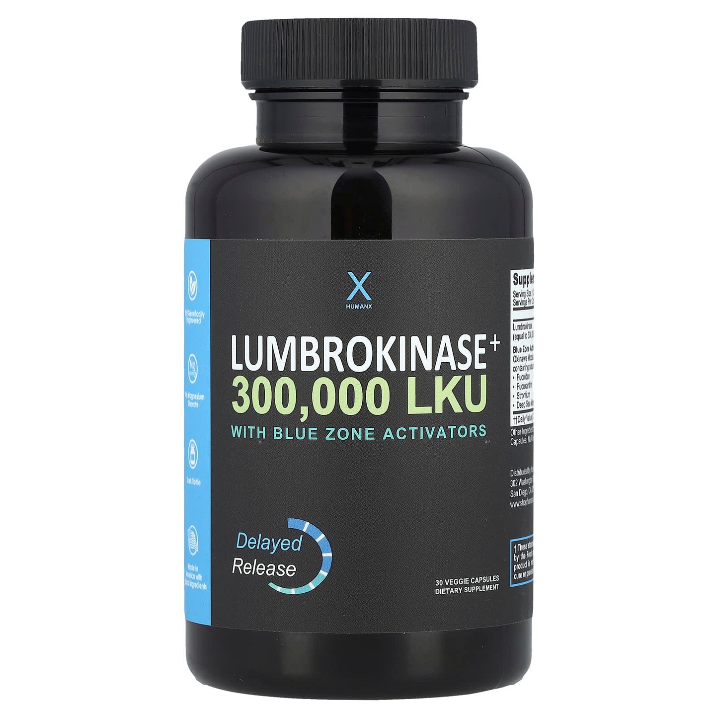 Lumbrokinase+ by Humanx: Delayed Release for Longevity - Image 1