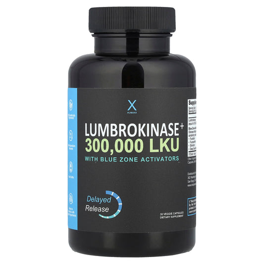Lumbrokinase+ by Humanx: Delayed Release for Longevity - Image 1