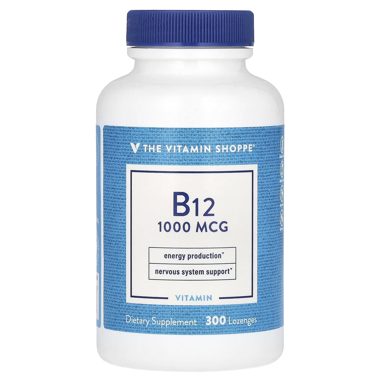 The Vitamin Shoppe, B12, 1,000 mcg, 300 Lozenges - Image 1