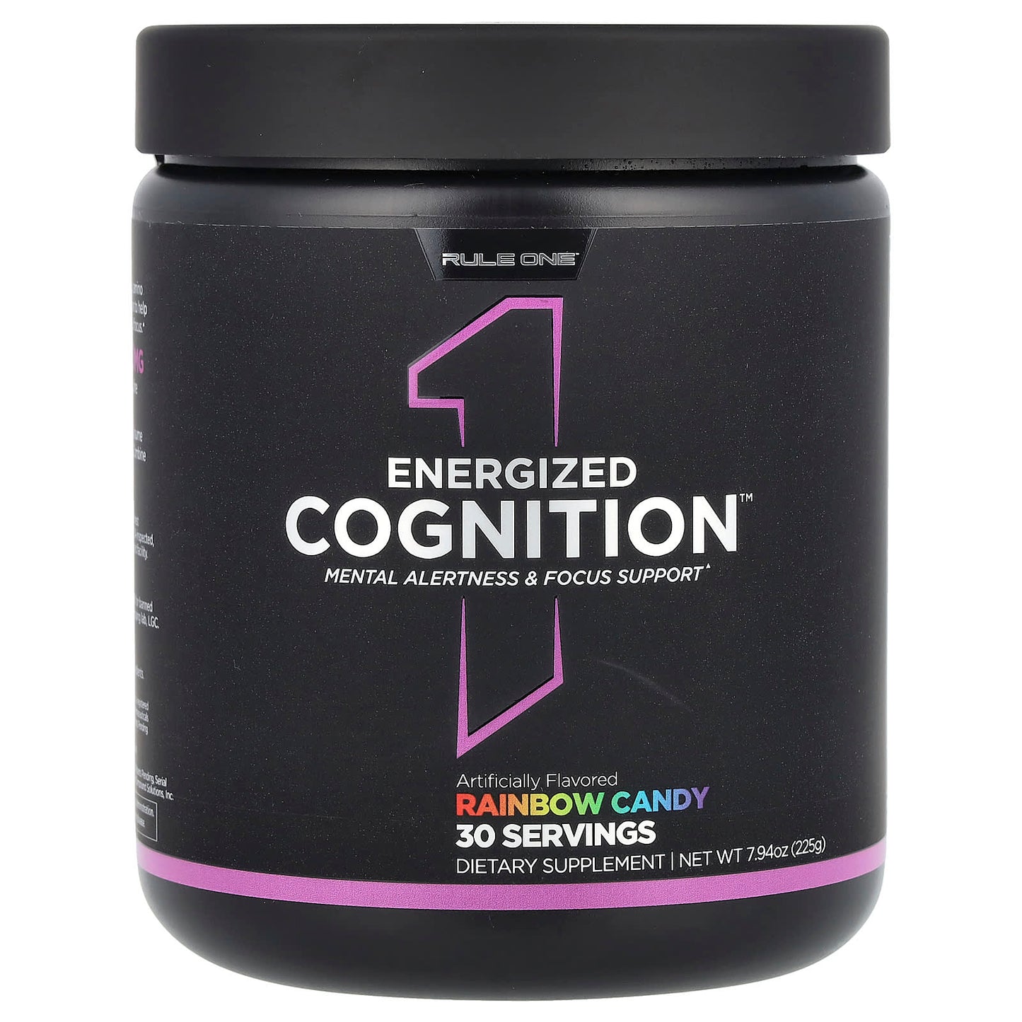 Rule One Proteins, Energized Cognition, Rainbow Candy, 7.94 oz (225 g) - Image 1