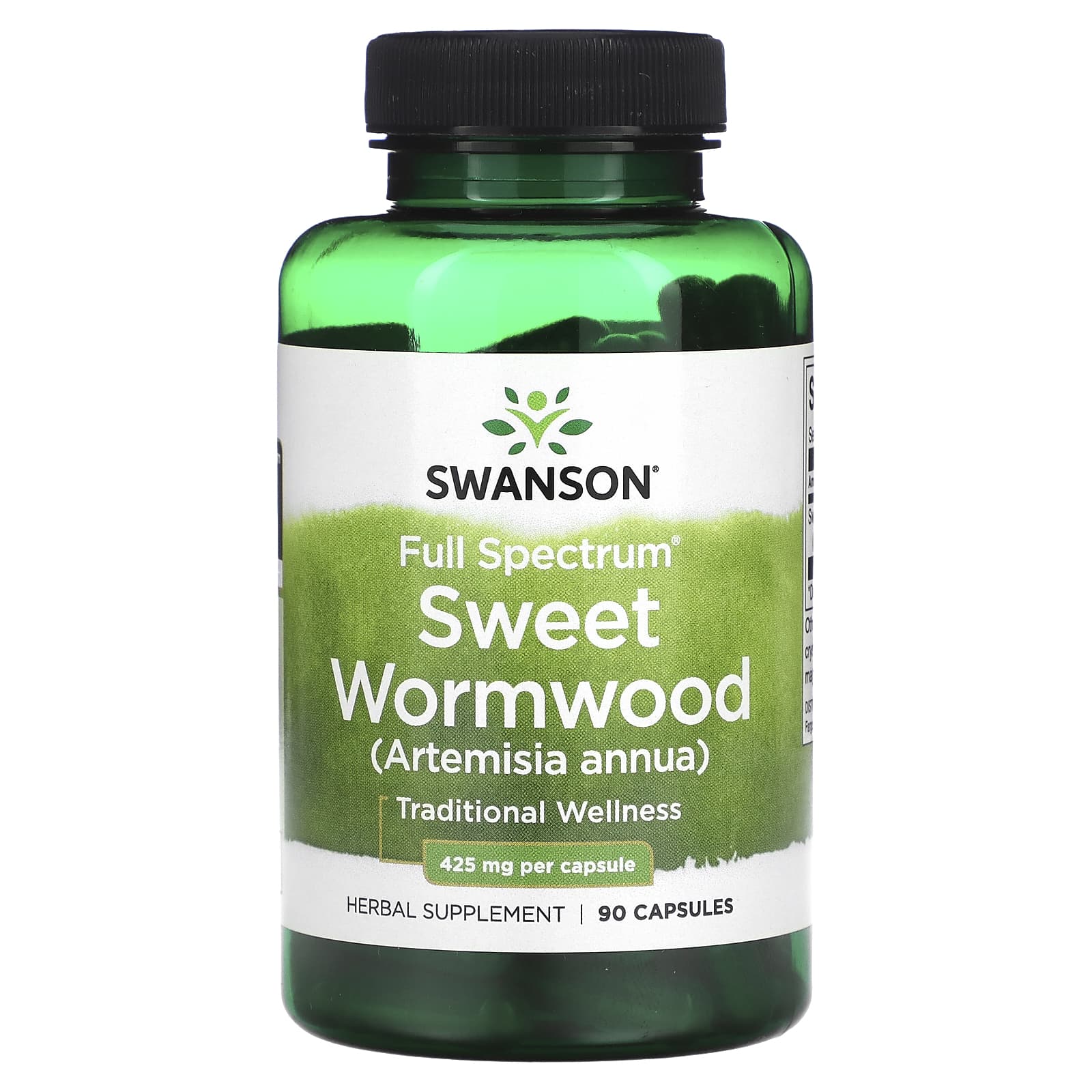 Swanson, Full Spectrum Sweet Wormwood, 425 mg, 90 Capsules - Image 1